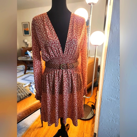 RESA Boho Mini Dress, Size Small. - Picture 3 of 6